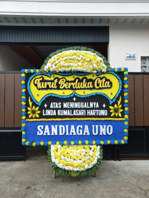 Papan Bunga Duka di Belawang